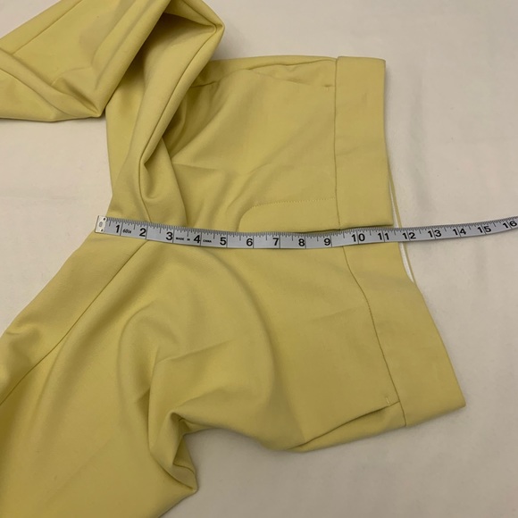LOFT preppy yellow 🍋 pants Marisa size 0 - Picture 8 of 12